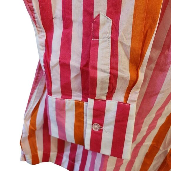 Beach Riot Alexa Top Plus Size 16-22 Striped Button Front Oversized Coverup NWOT - Picture 5 of 9